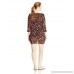 Anne Cole Women's Plus-Size Rosebud Mesh Boatneck Side-Shirred Cover-Up Dress Multi B016YLB1PG